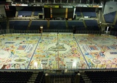 Thunder and Bulls Make Hockey History by Playing on Painted Ice